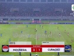 Leg ke Dua Indonesia Berhasil Membungkam Curacao Dengan Skor 2-1. 