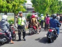 Atasi Kemacetan Satlantas Polres Tanjungbalai Laksanakan Gatur Lalin dan Penertiban Parkir Serta PKL Yang Menggunakan Badan Jalan