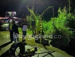 Kapolres Pakpak Bharat Chek Lokasi Jalan Longsor Menuju Kab. Subulussalam Prov. Aceh