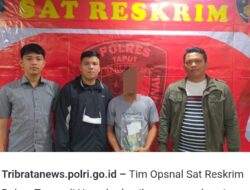 Satreskrim Polres Taput Amankan Juru Togel Dan  Akan Usut Samapai  Jaringan ya