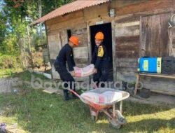 Bhakti Brimob Untuk Masyarakat, Brimob Polda Sumut Lakukan Pembangunan Rumah Korban Bencana Gempa Bumi