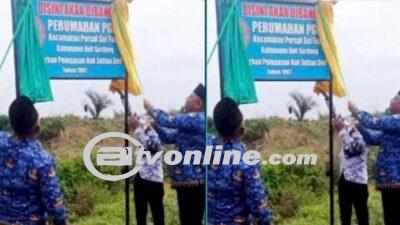 Konflik Lahan Deli Serdang, PTPN II Robohkan Plang Tanda Akan Dibangunnya Perumahan PGRI