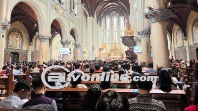 Rangkaian Misa Pontifikal Natal 2023 di Katedral