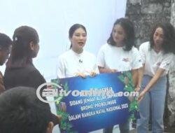 Angela Tanoesoedibjo Resmikan Renovasi Gereja di Lereng Gunung