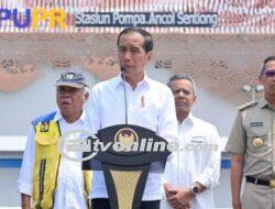 Presiden Jokowi Resmikan Stasiun Pompa Ancol Sentiong di Jakarta Utara