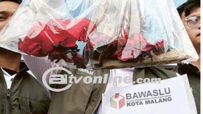 Bawaslu Kota Malang limpahkan kasus pembakaran bendera PDIP ke polisi