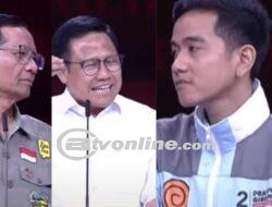 Pedas! Gibran Singgung Cak Imin Bawa Catatan di Debat Keempat Cawapres 2024