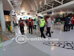 Personil Polres Bandara Ngurah Rai Pengamanan Terminal Keberangkatan Domestik