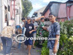 Babinsa Koramil 07/Kemayoran Melaksanakan Kerja Bakti Bersama Warga Dan Anggota PPSU