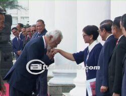 Potret PM Timor Leste Xanana Cium Tangan Menlu Retno Marsudi di Istana Bogor