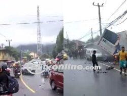 Proses Evakuasi Tabrakan Beruntun 9 Kendaraan di Bogor, Korban Terus  Bertambah