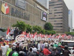 Massa Demo di Depan Bawaslu, Arah Monas Macet!