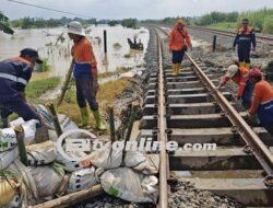 Lima Perjalanan Kereta Api Terdampak Banjir di Grobogan, Jawa Tengah