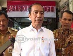 Kunjungi  Pasar Wonogiri, Presiden Jokowi Berikan Bantuan Modal Kerja Pedagang