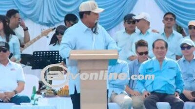 Orasi Prabowo di Manado, Kemiskinan di Indonesia Akan Hilangkan