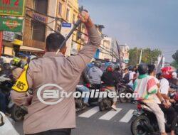 Kapolresta Bogor Kota Membubarkan Konvoi Motor Diduga Gangster