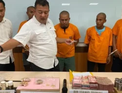 Polisi Ringkus Pentolan Penambang Emas Liar di Riau, Sita Uang Ratusan Juta