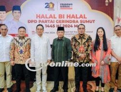 DPD Partai Gerindra Sumut Gelar Halal bi Halal Untuk Pererat Silaturahmi