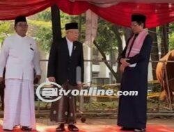 Wapres Ma’ruf Amin Menyerahkan Sapi Kurban Milik Jokowi ke Masjid Istiqlal