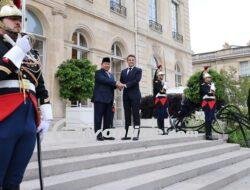 Prabowo Subianto Bertemu Presiden Prancis Emmanuel Macron, Menjelang Olimpiade Paris 2024