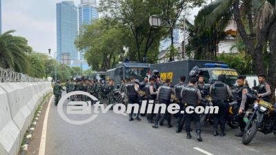 Pengamanan Ketat di Depan Kantor KPU RI Menyusul Seruan Aksi Unjuk Rasa, Belum Ada Demonstran