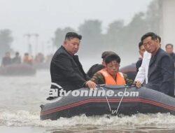 Propaganda Kim Jong Un Hadapi Banjir, Media Korut Tampilkan Pemimpin Terjun Langsung dalam Penanganan Bencana