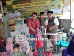 Tengku Rizki Alisyahbana Buka Pasar sedekah 1 Ton Beras Murah dan santuni Puluhan Yatim Piatu serta Lansia di Binjai