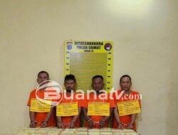 Polda Sumut Tangkap Empat Tersangka Bandar Narkoba, Amankan 40 Kilogram Sabu-sabu!