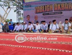 Ribuan Jemaah Ramaikan Tabligh Akbar Bobby-Surya dalam Peringatan Maulid Nabi di Batu Bara